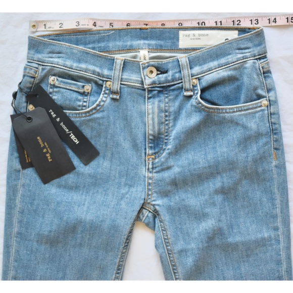 RAG & BONE WOMEN NWT ANKLE SKINNY PHAM JEAN. MADE IN USA. SIZE 26 - Picture 10 of 14